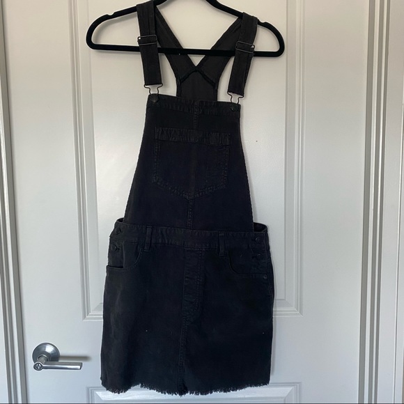 NWOT American Eagle Corduroy Dress Overall BLACK - SIZE M - Picture 4 of 7